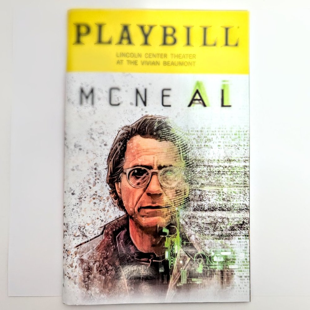 Mcneal original playbill, Robert Downey, Jrs. First Broadway production